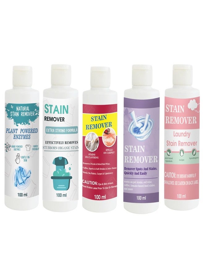 مجموعة مزيلات البقع من توفوس، تتضمن مزيل بقع القمصان والدمى والأحمر والبنفسجي والوردي | محلول تنظيف متعدد الأسطح للملابس والأقمشة والمفروشات (100 غرام لكل عبوة) - Image 1